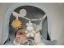 Kette für den Miffy-Kaninchen-Autositz mit Vintage-Streifen
