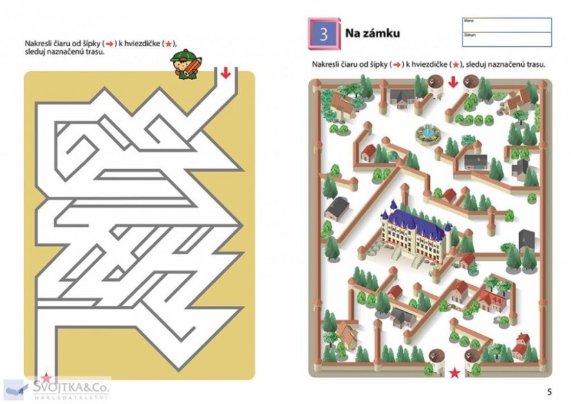 KUMON Môj pracovný zošit Úžasné bludiská