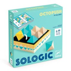 SOLOGIC OctoPush, 3D dřevěný hlavolam
