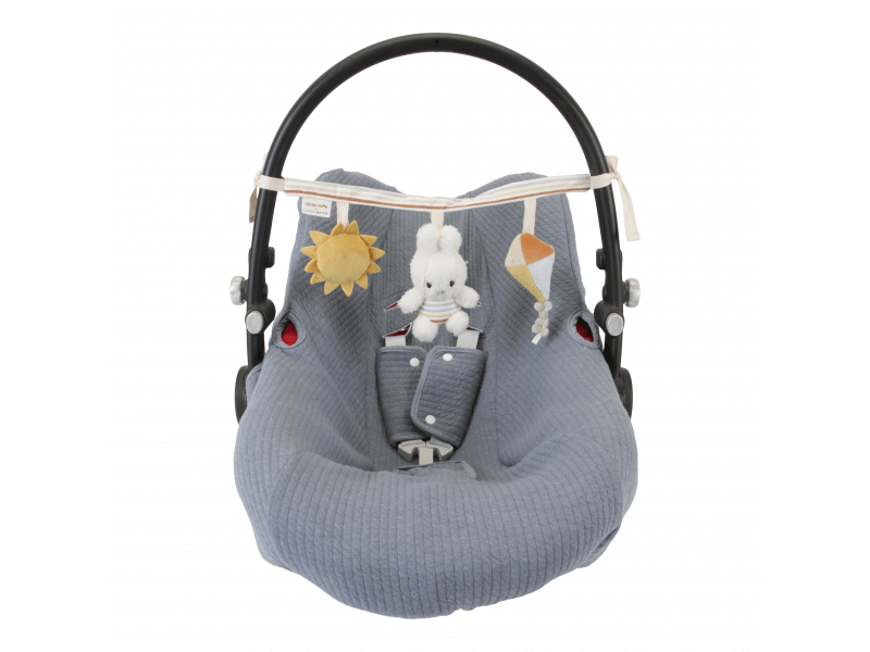 Kette für den Miffy-Kaninchen-Autositz mit Vintage-Streifen