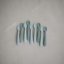 Mushie silikonová lžička 2ks cambridge-blue-shifting-sand