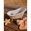 Badewanne mit Zubehör 26 cm – Geschenkset für Puppen