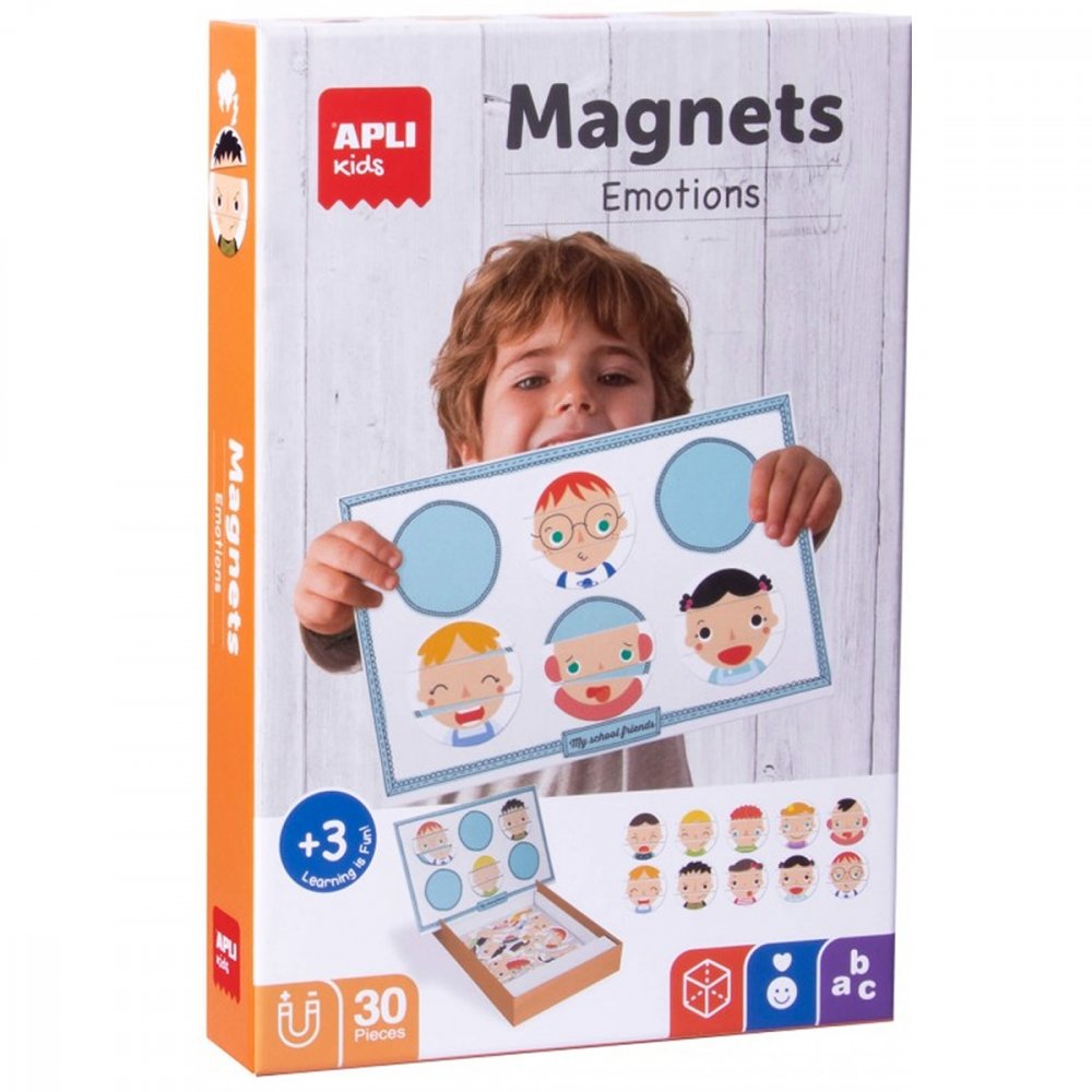 APLI kids Magnetické puzzle - Emócie