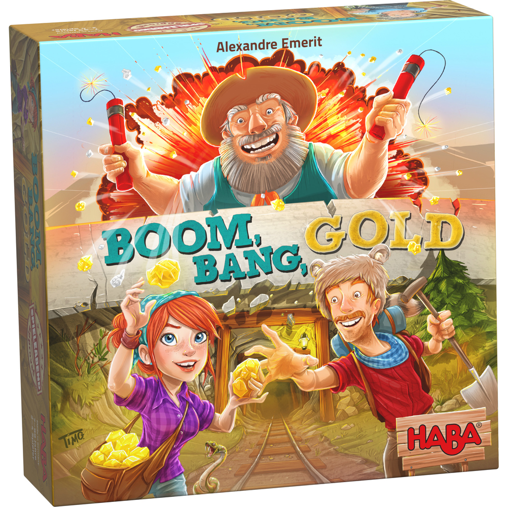 HABA Haba Rodinná společenská hra Boom, Bang, Gold