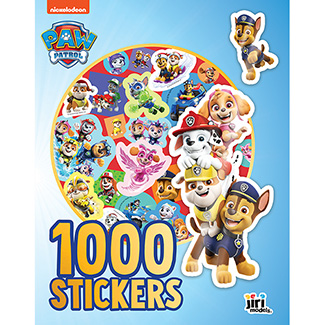 Jiři Models 1 000 samolepiek v zošite Labková patrola