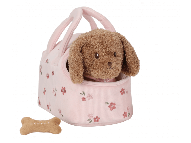 Little Dutch Little Dutch Psík plyšový Jackie v kabelke