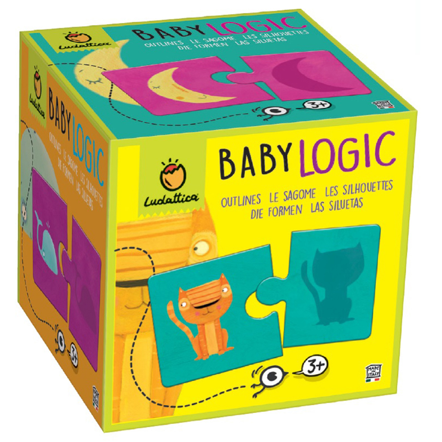 Ludattica Duo puzzle Baby logic- tiene zvierat