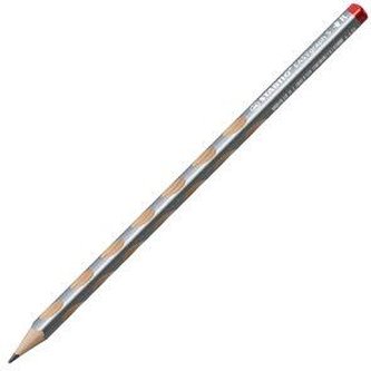 STABILO Tužka grafitová STABILO EASY pro praváky silver