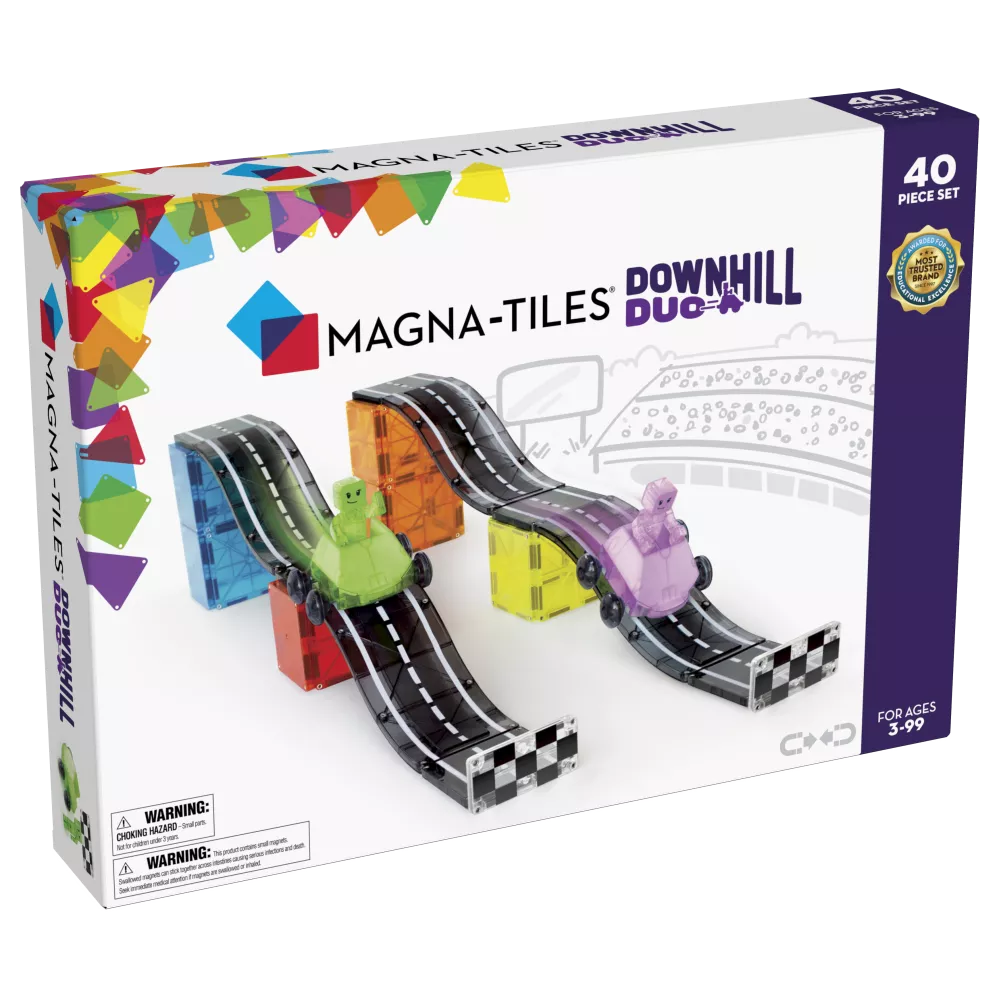 Magna-Tiles Magnetická stavebnica Downhill Duo 40 dielov