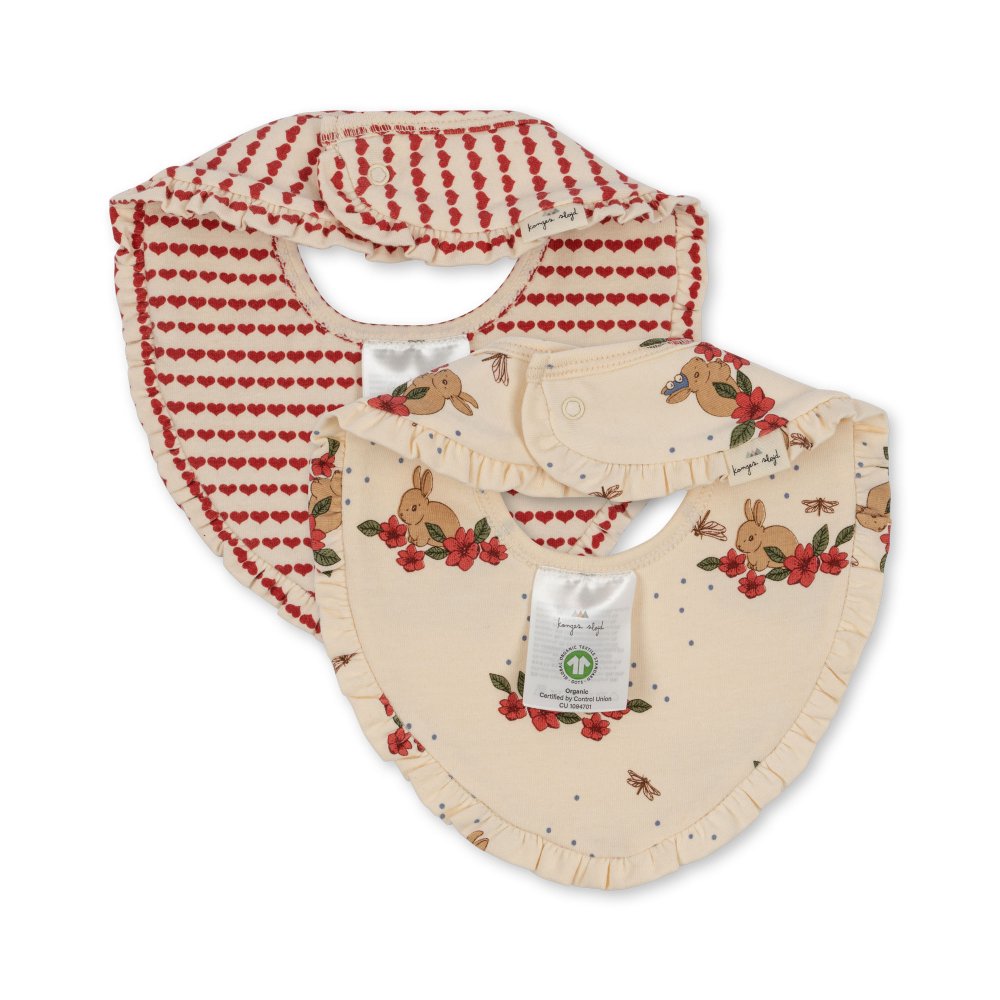 Konges Sløjd Detský podbradník 2ks Bunny