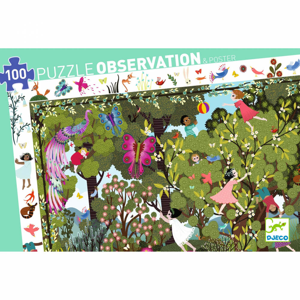 DJECO Objavovacie puzzle: Zahradní hry