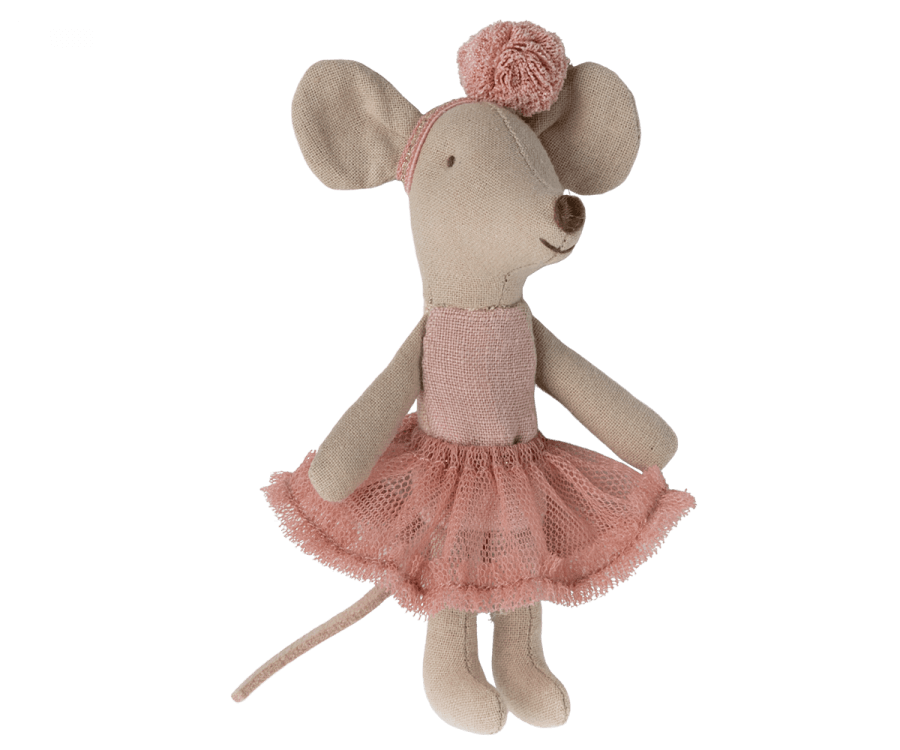 Malá sestra Myška Balerína rose Maileg