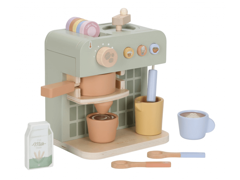 Little Dutch Kávovar na kapsule drevený