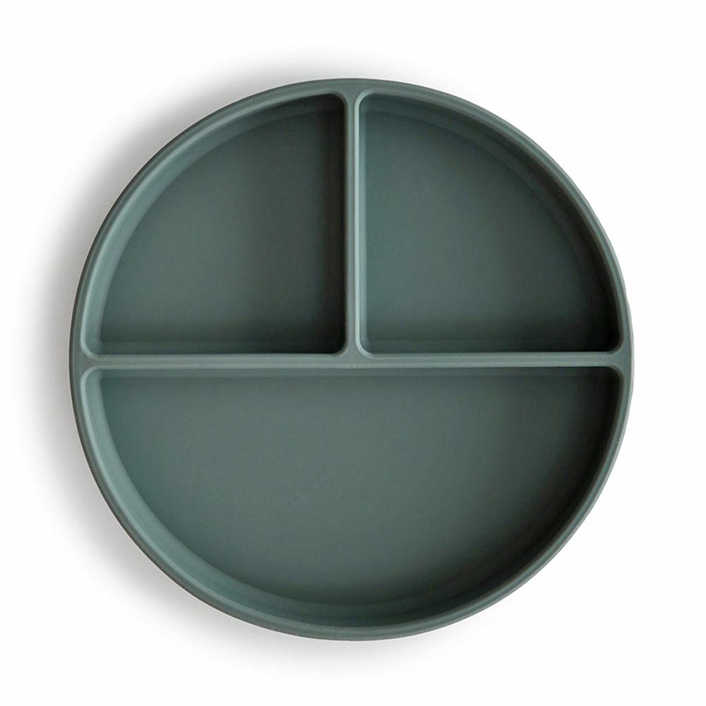 Mushie silikonový talíř s přísavkou různé barvy dried-thyme