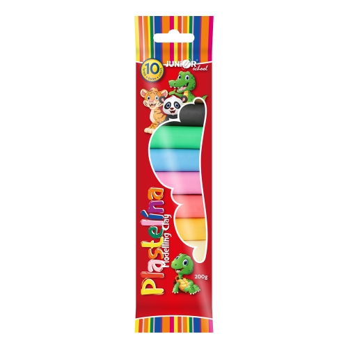 Plastelína 10 odstínů, 200g