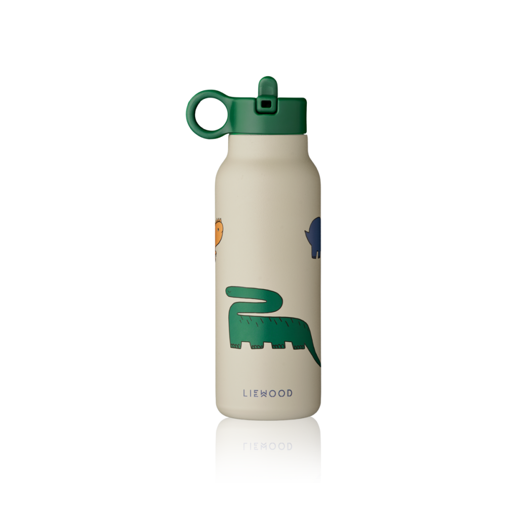 LIEWOOD Termoska Falk Dinosaurs / Mist 350 ml