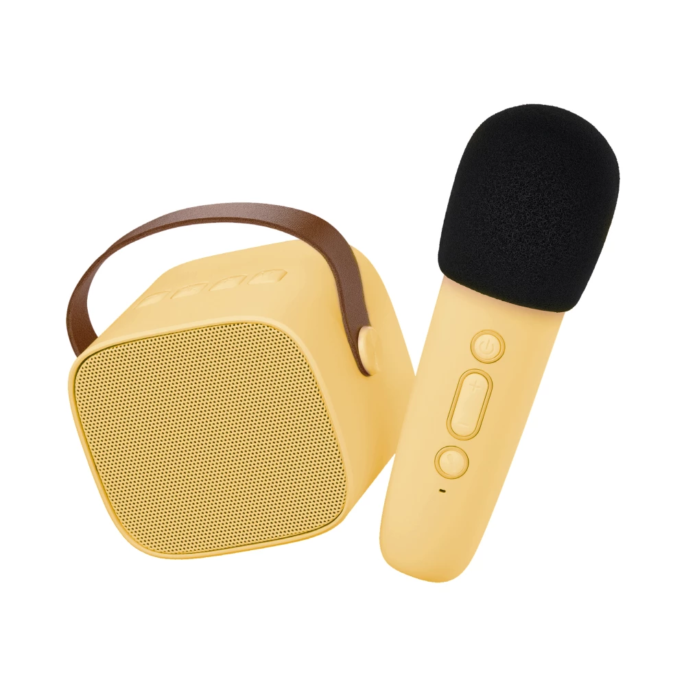 Lalarma Bluetooth Karaoke set mikrofon a reproduktor Žlutý